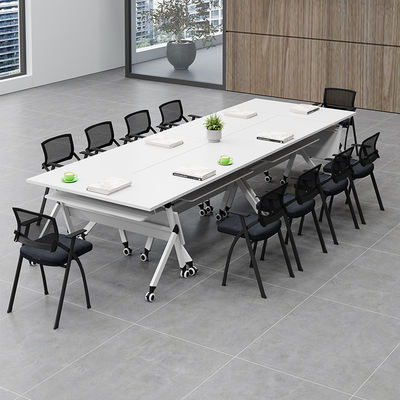 Arredamento per ufficio conferenze di formazione specifico mobile pieghevole tavolo con ruote su ruote