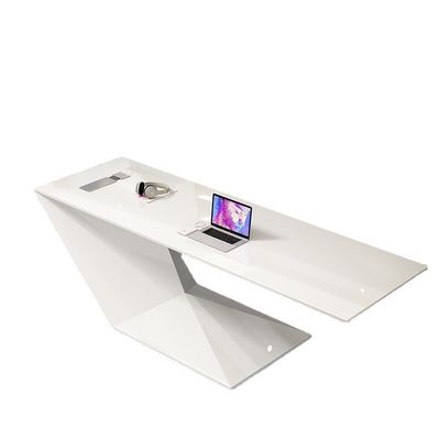 Home Office Furniture Morden Lavoro Scrivania con tavolo di consulenza in pittura bianca su misura