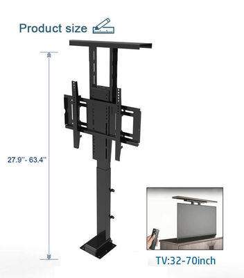 Sosta TV con telecomando wireless Sistema di sollevamento della TV all'interno e all'esterno