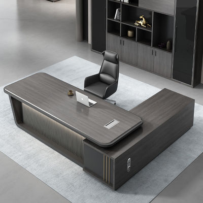 High Tech Black Boss Manager Tavolo e sedia combinati per il cliente