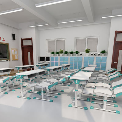 Studio di Design Moderno Reclinable Regolabile scrivania e sedia Set per l'insegnamento a domicilio scolastico