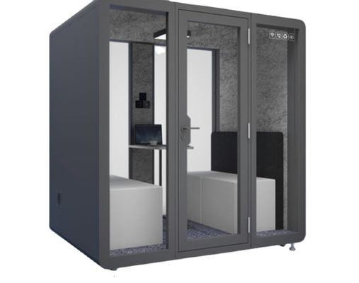 Sala insonorizzata di lusso leggera mobile per registrazioni di riunioni e spazio privato