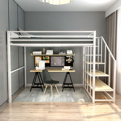 Banister Stairs Double Loft Bed con telaio in metallo e Space Capsule Hotel Bed Cabinet