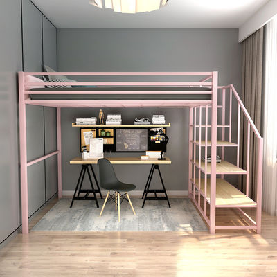 Banister Stairs Double Loft Bed con telaio in metallo e Space Capsule Hotel Bed Cabinet