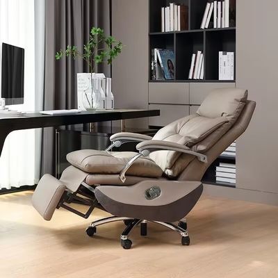 Confortevole poltrona da capo di design moderno con ricarica USB wireless e massaggio elettrico