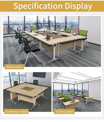 Modern Design Style Mobile Desk For Foldable Studio Workstation Arredamento per ufficio