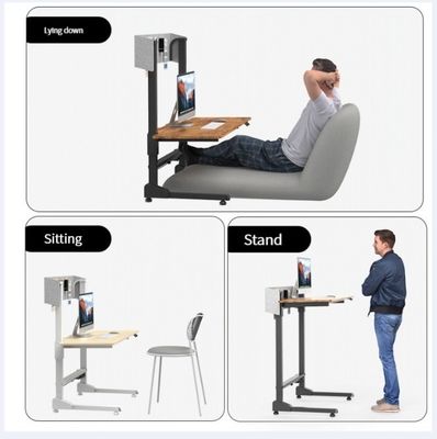 Tavolo da ufficio elevatore elettrico elegante seduta in piedi per un ambiente di lavoro ergonomico