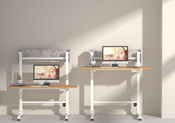 Tavolo da ufficio elevatore elettrico elegante seduta in piedi per un ambiente di lavoro ergonomico