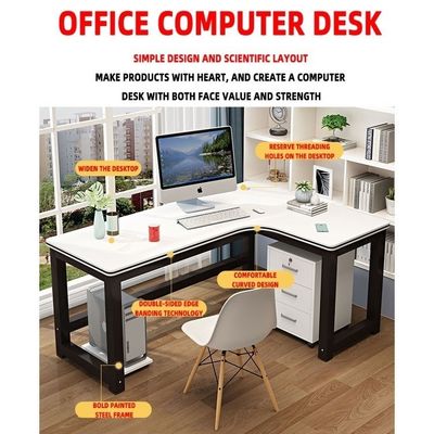 Home Office Computer Desk con convertibile L e colori personalizzati