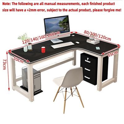 Home Office Computer Desk con convertibile L e colori personalizzati