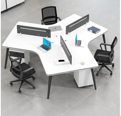 Modern Open Working Area Office Workstations con scrivania personalizzabile e sedili 2 / 4 / 6