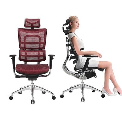 Posta Imballaggio Sedile da ufficio moderno con gambe in legno massello appoggio per braccio e supporto lombare