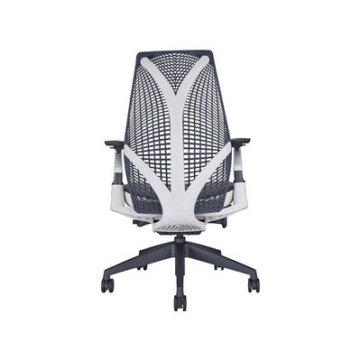Bionic Design Protezione della colonna vertebrale Computer Home Chair con materiale a maglia e appoggio per braccio 4D