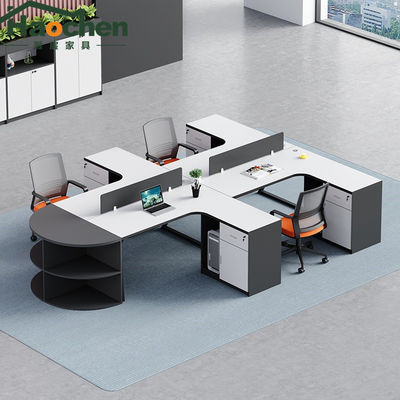 Combinazione di tavolo e sedia per ufficio in alluminio/tessuto/acciaio