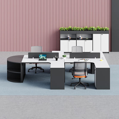 Combinazione di tavolo e sedia per ufficio in alluminio/tessuto/acciaio
