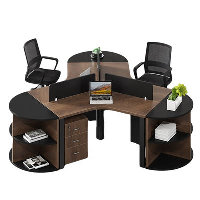 Spazi di lavoro Arredamento per ufficio Scrivania e sedia in legno Combinazione per 3/6 persone