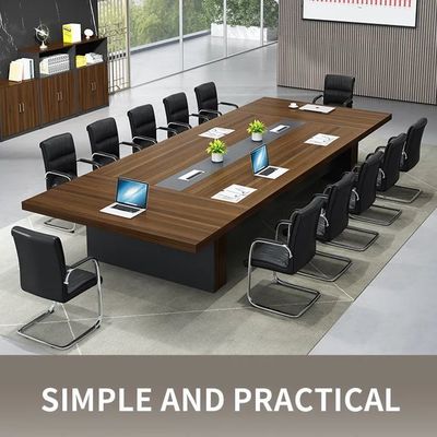 E1 MDF/MFC Melamine Board Tavolo da riunione enorme Tavolo da conferenza moderno per multifunzione