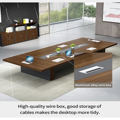 E1 MDF/MFC Melamine Board Tavolo da riunione enorme Tavolo da conferenza moderno per multifunzione