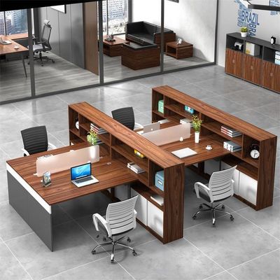 Moderno MFC Material Cubicle di Workstation regolabile per spazi di ufficio personalizzati