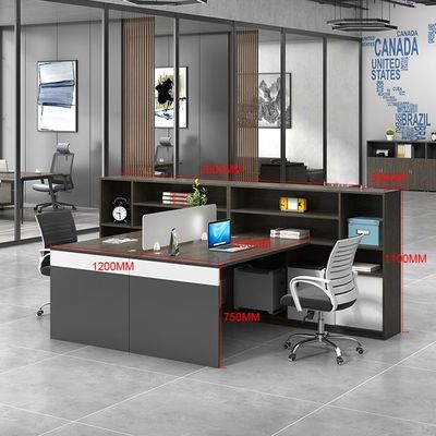 Mobili da ufficio Computer Scrivania Stazione di lavoro con colori personalizzati Staff Scrivania aperta