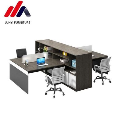 Stazione di lavoro di ufficio in stile moderno con design modulare aperto e materiale MFC