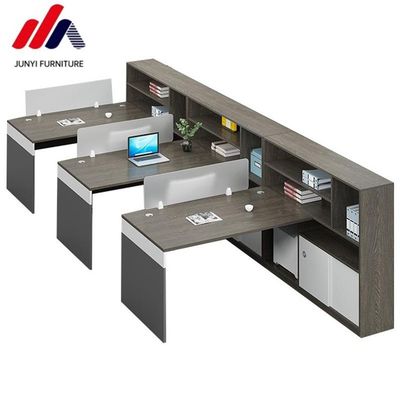 Stazione di lavoro di ufficio in stile moderno con design modulare aperto e materiale MFC