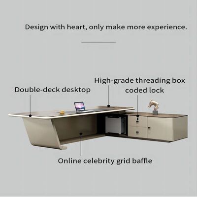 Colori personalizzati Legno moderno Home Office Computer Desk con cassetto personalizzabile