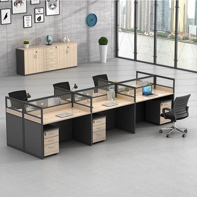 Cubicle Workstation Arredamento ufficio scrivania divisori e MFC Coworking Desk