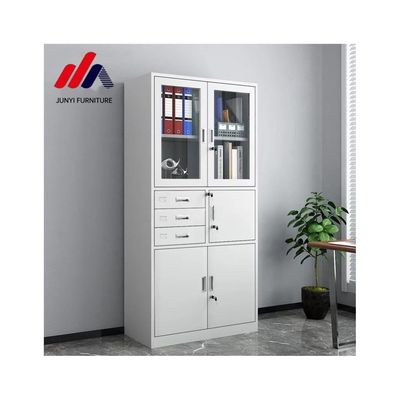 Armadio per archivi per ufficio con struttura di knock down e materiale in acciaio inossidabile