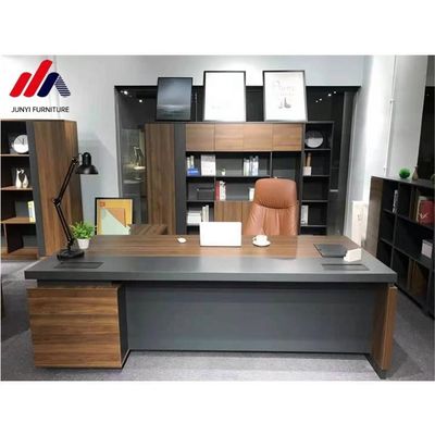 Y Livello di imballaggio della posta Melamina E1 Materiale mobili da ufficio di lusso per scrivanie del capo
